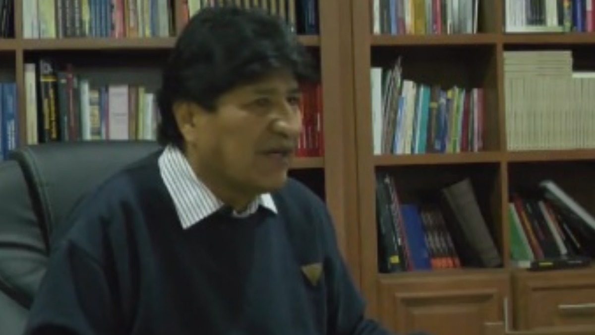 El expresidente Evo Morales