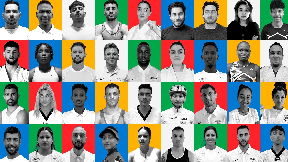 Equipo olímpico de refugiados para los Juegos Olímpicos de París 2024.  Foto: COI