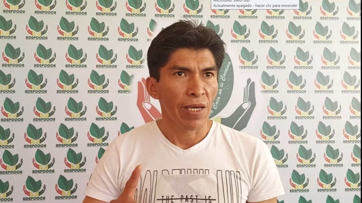 Freddy Quispe, vicepresidente de Adepcoca. Foto: ANF