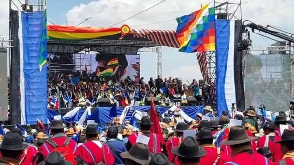 Imagen referencial de un anterior encuentro del MAS en El Alto. Foto: El Deber