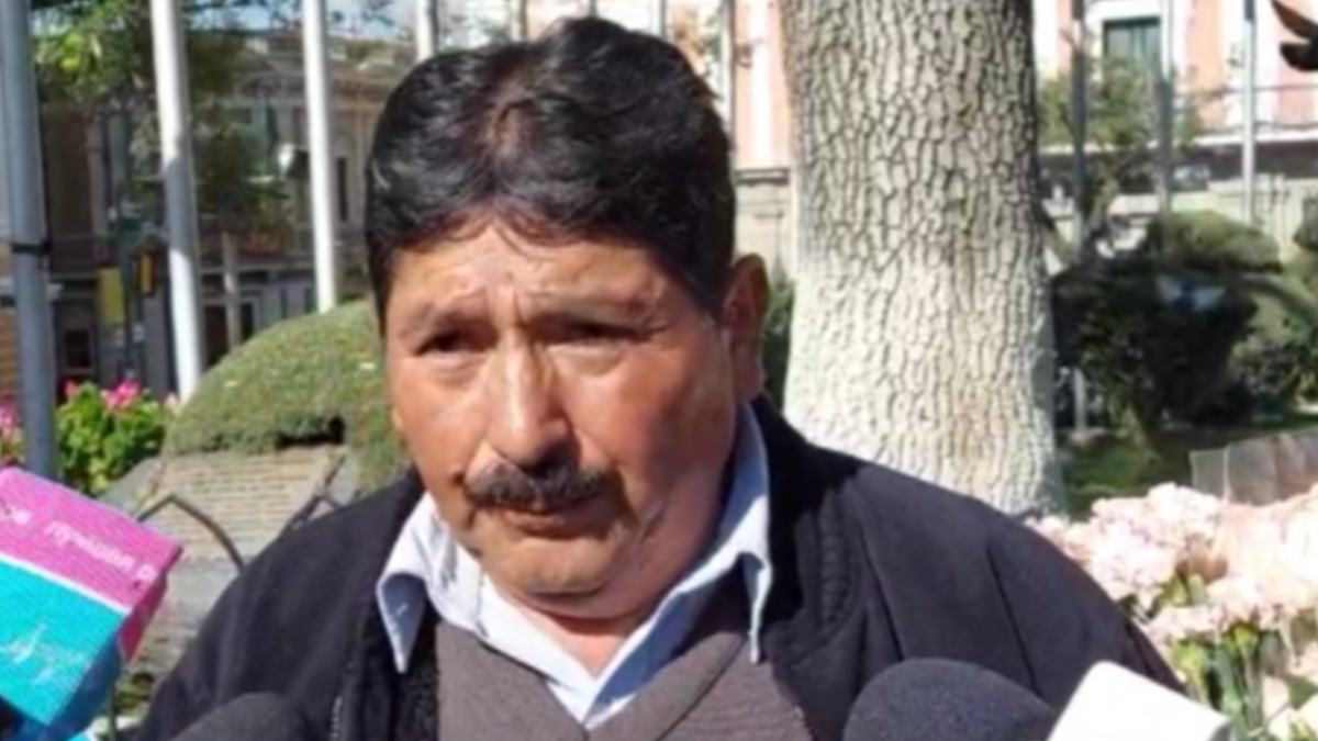 Teodoro Valencia, vicepresidente de la Federación de Floricultores de Cochabamba. Foto: ANF