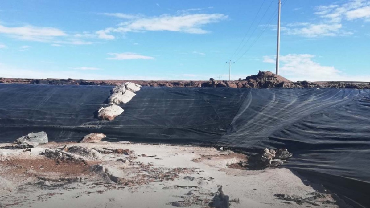 Una de las piscinas afectadas del complejo de lirio en Uyuni. Foto: YLB