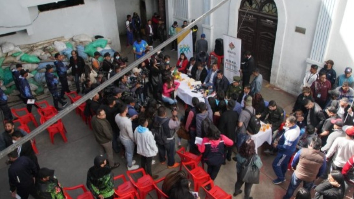 Uno de los espacios de la cárcel de San Pedro, en La Paz. Foto: DGRP