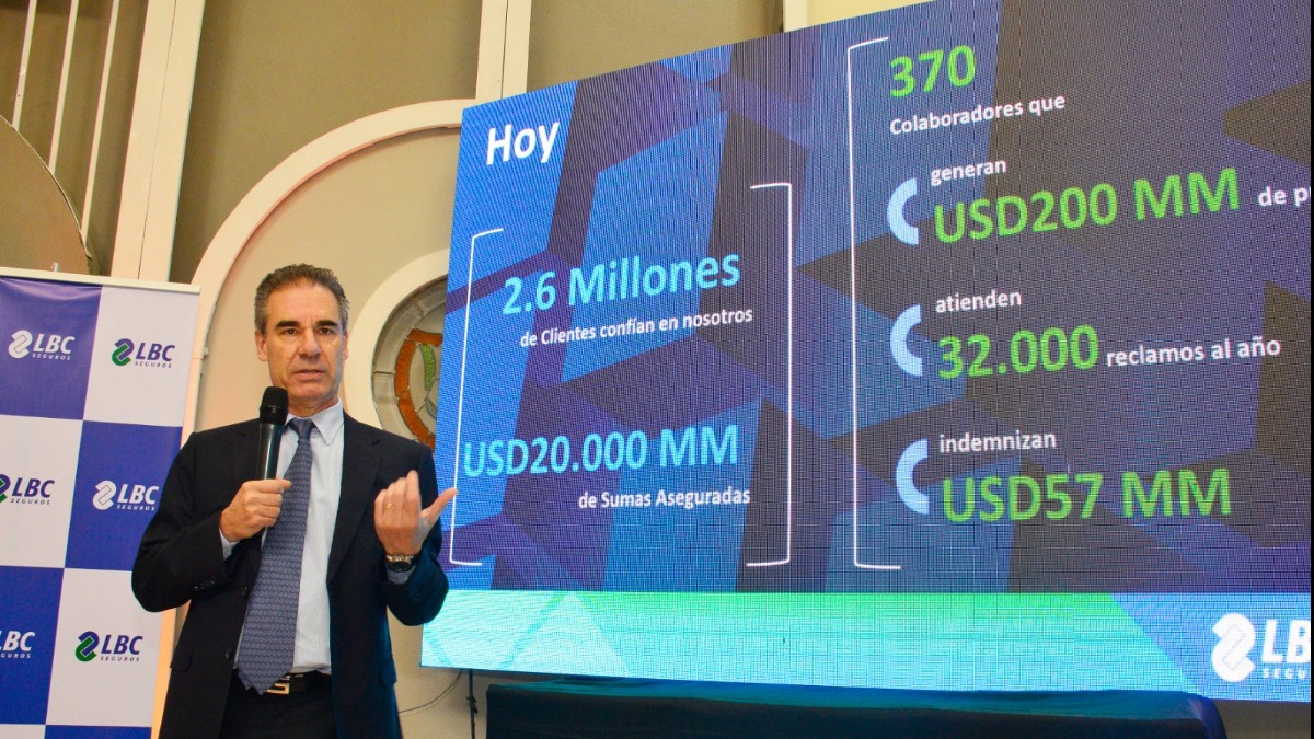 Vicepresidente de LBC Seguros, Laurent Bertaux. Foto: LCB