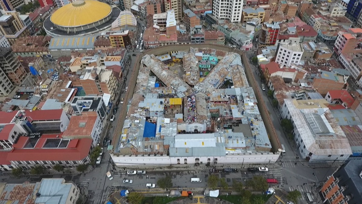Vista aérea del penal de San Pedro. Foto: ANF