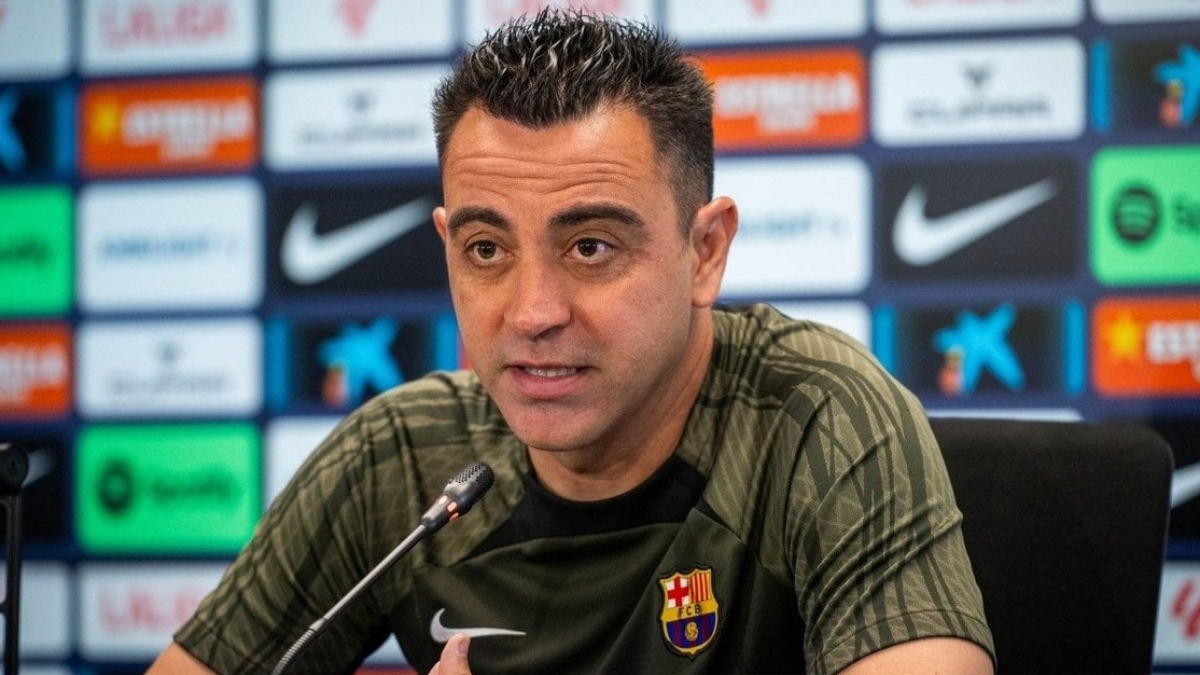 Xavi Hernández, entrenador del FC Barcelona.