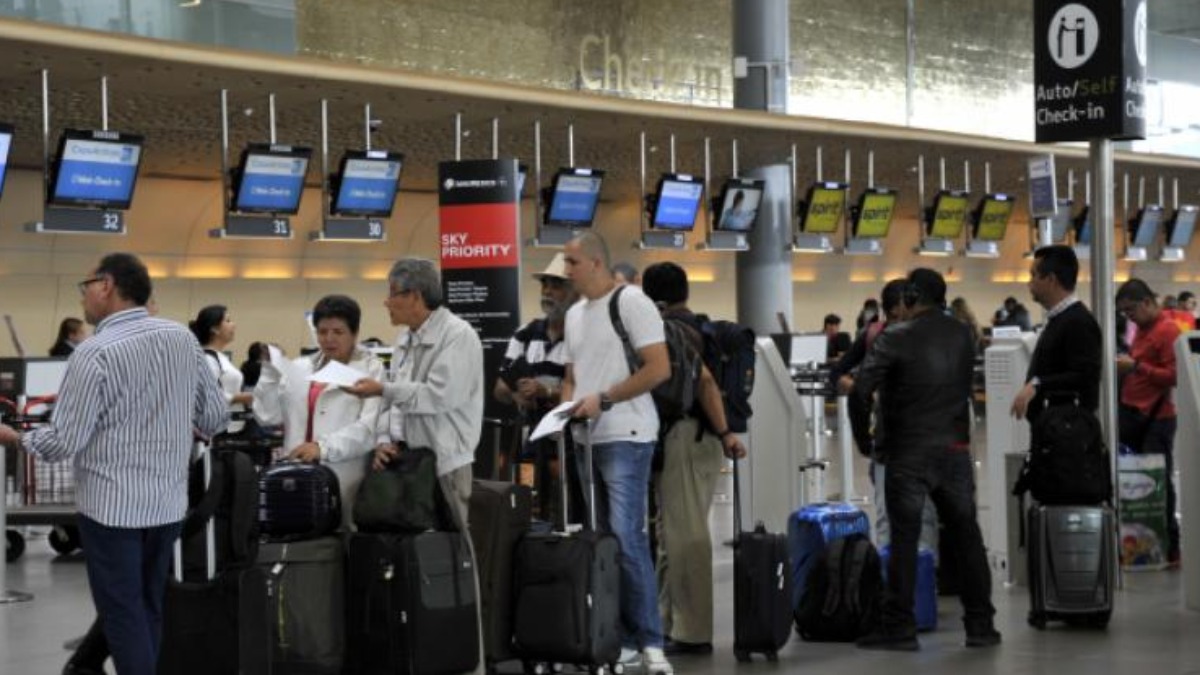 Aeropuerto Jorge Wilstermann de Cochabamba. Foto: AFP
