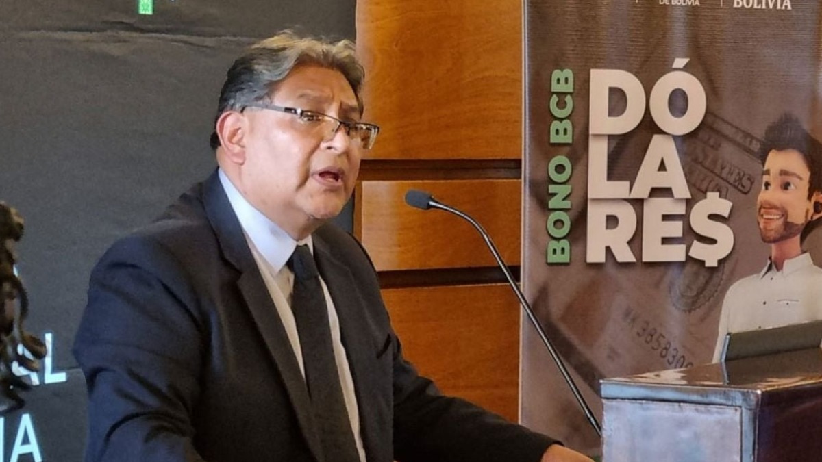 Edwin Rojas, presidente interino del BCB.