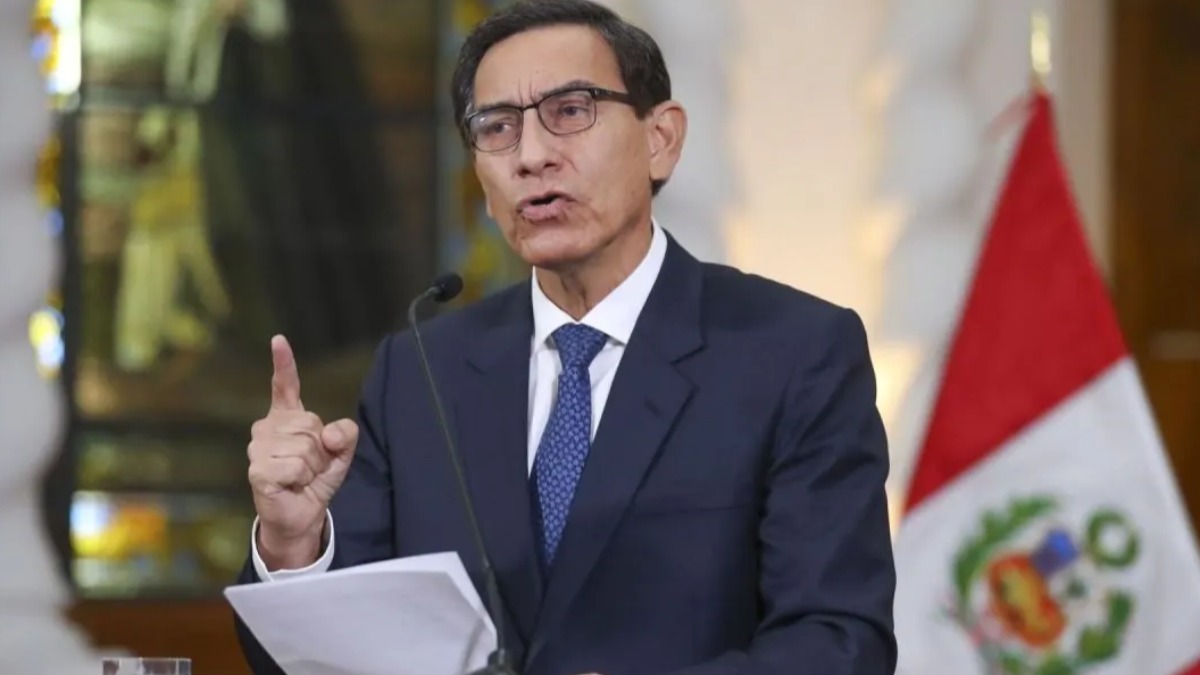 El expresidente de Perú, Martín Vizcarra.