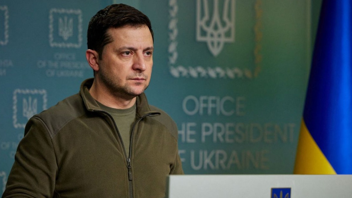 El presidente de Ucrania, Volodimir Zelenski.