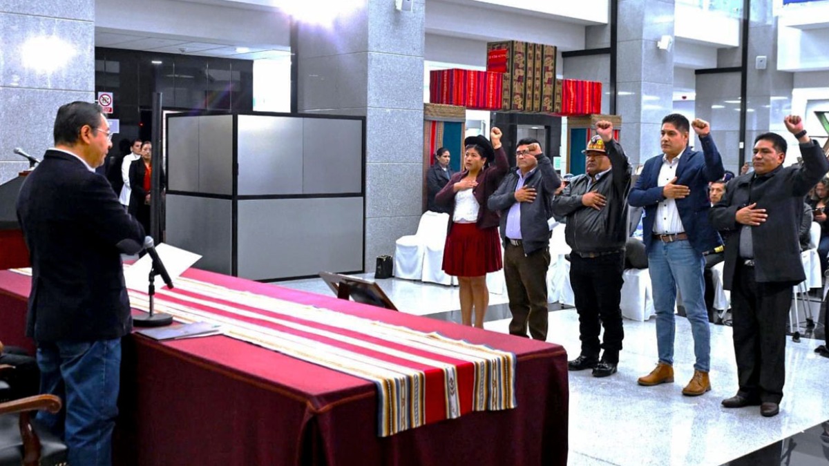 En marzo de este año, Arce realizó cambios en su gabinete. Foto: Internet
