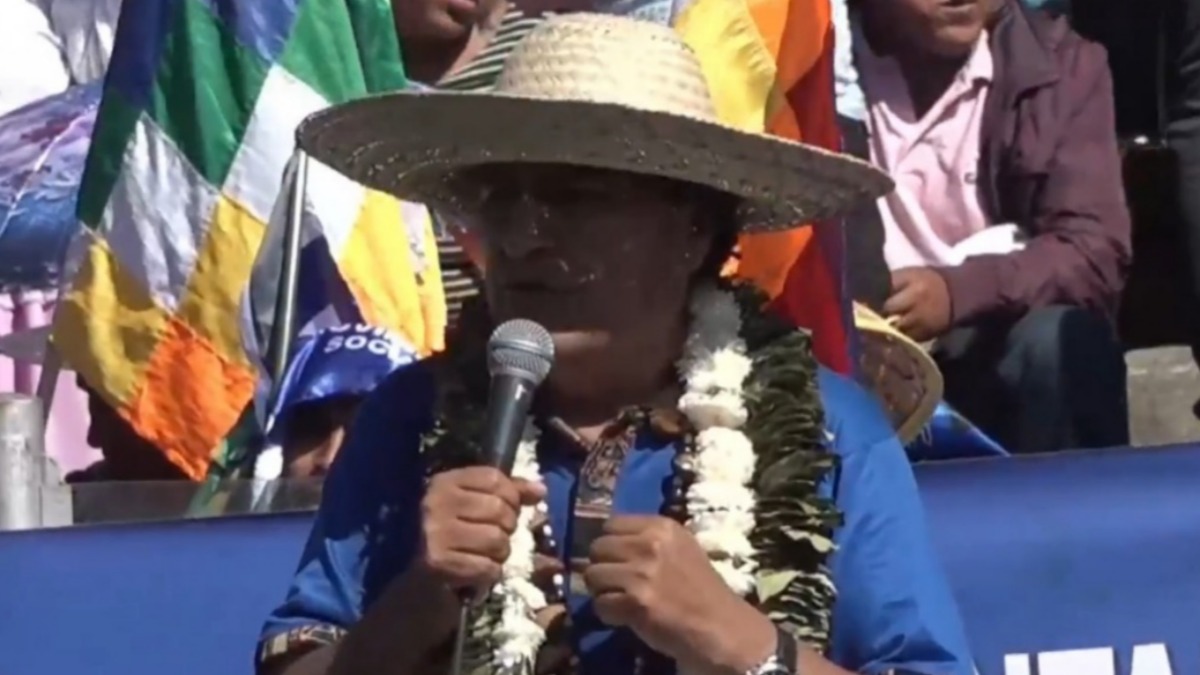 Evo Morales, MAS-IPSP. Foto: ABI