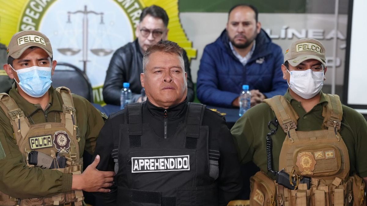 Exgeneral Zúñiga aprehendido