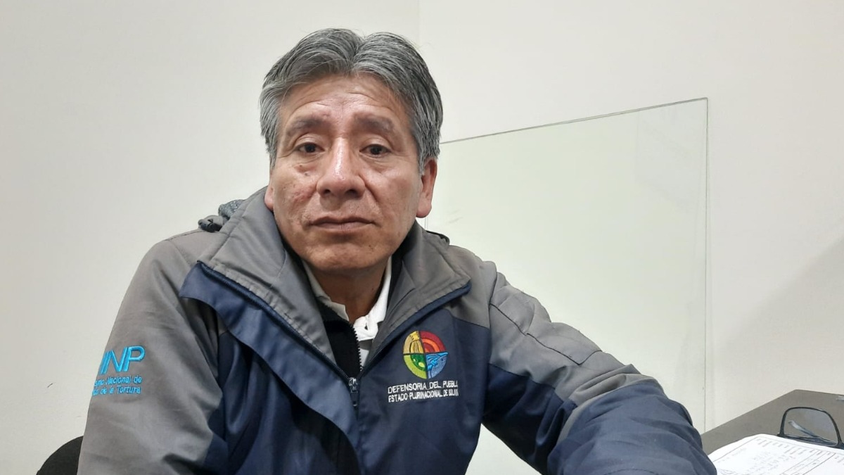 Francisco Rodríguez de la Defensoría del Pueblo: Foto: ANF