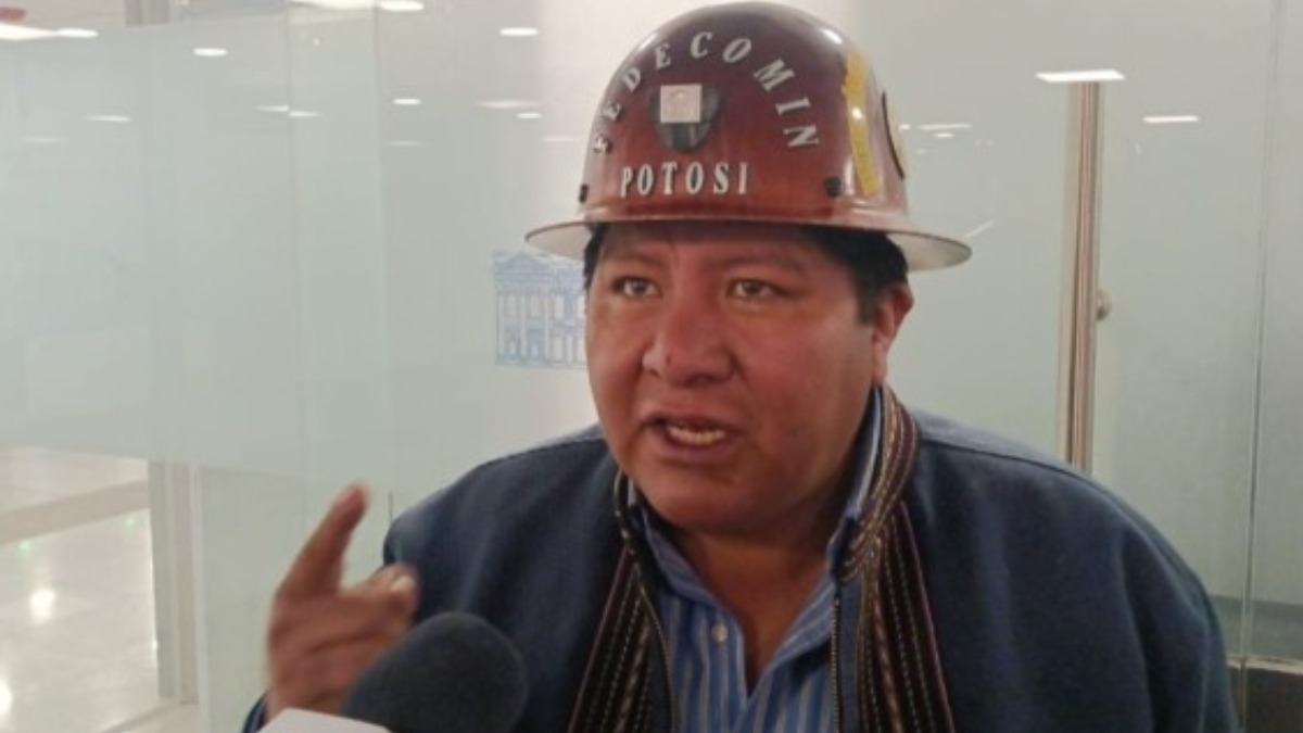 Jefe de bancada del MAS en el Senado, Hilarión Mamani