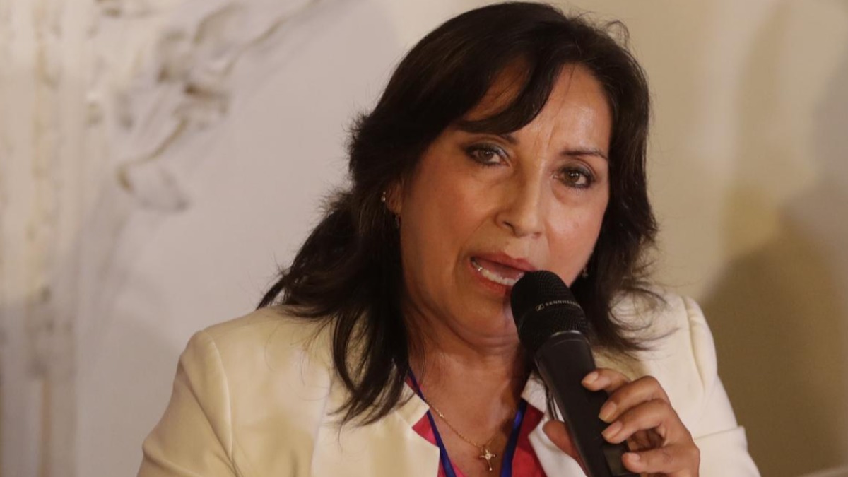 La presidenta de Perú, Dina Boluarte.
