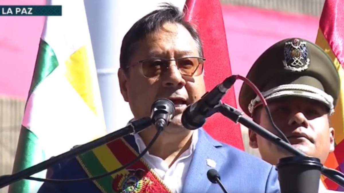 Luis Arce, presidente de Bolivia.