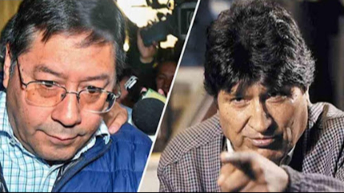 Luis Arce y Evo Morales