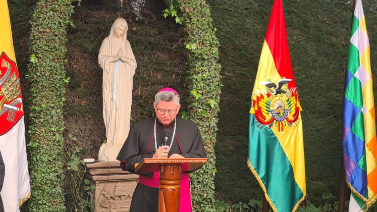 Nuncio Apostólico, monseñor Fermín Sosa. Foto: ANF