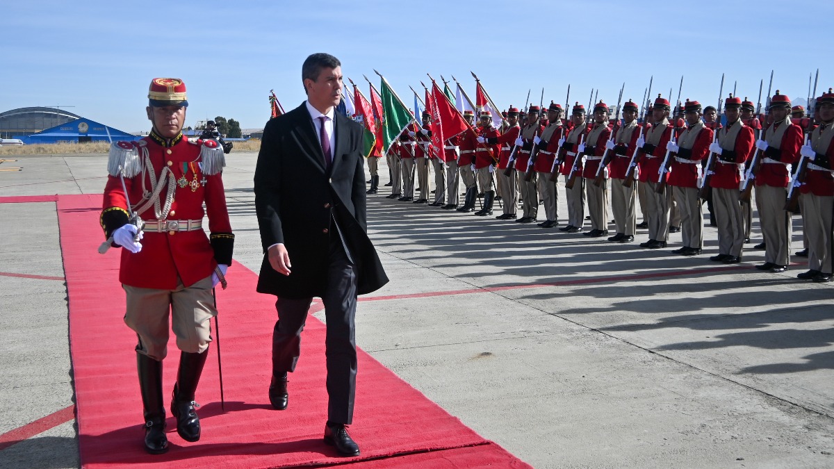 Presidente de Paraguay, Santiago Peña. Foto: Cancillería
