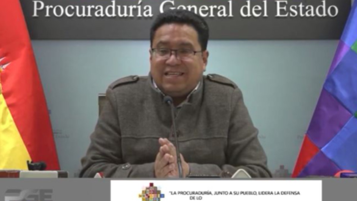 Procurador general del Estado, César Siles. Foto: Captura
