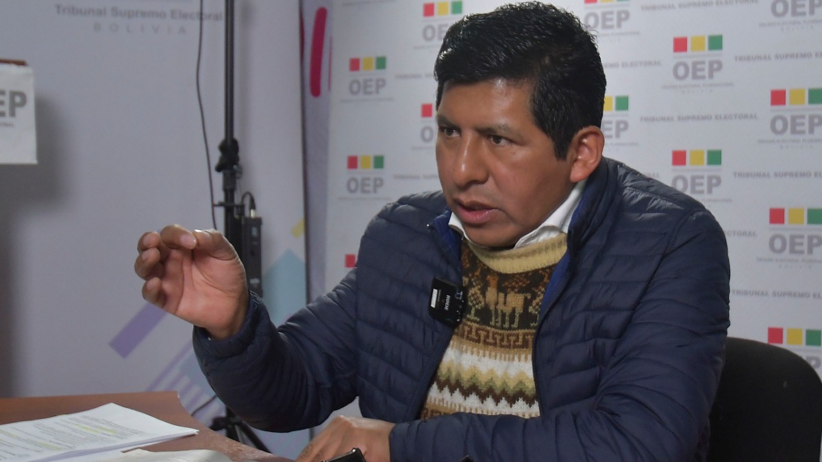 Tahuichi Tahuichi Quispe, Vocal TSE. Foto:Internet