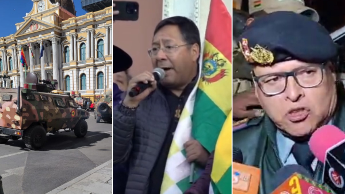 Una jornada de tensión en plaza Murillo.