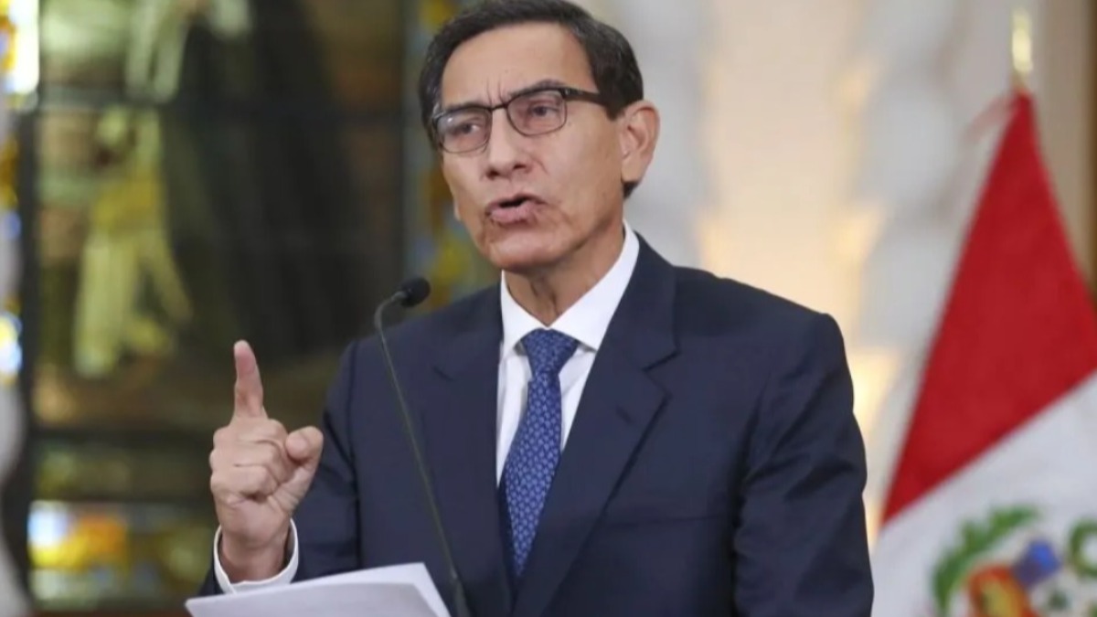 El expresidente peruano Martín Vizcarra.