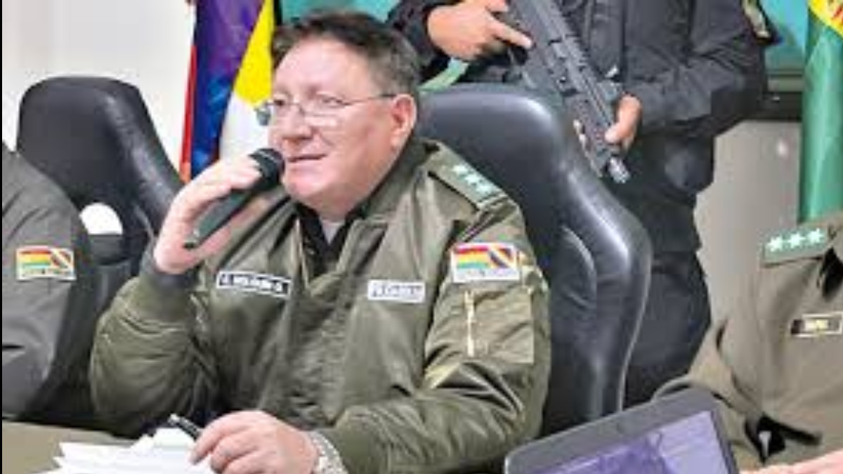 Erick Holguín, comandante departamental de la Policía de Santa Cruz. Foto: Internet