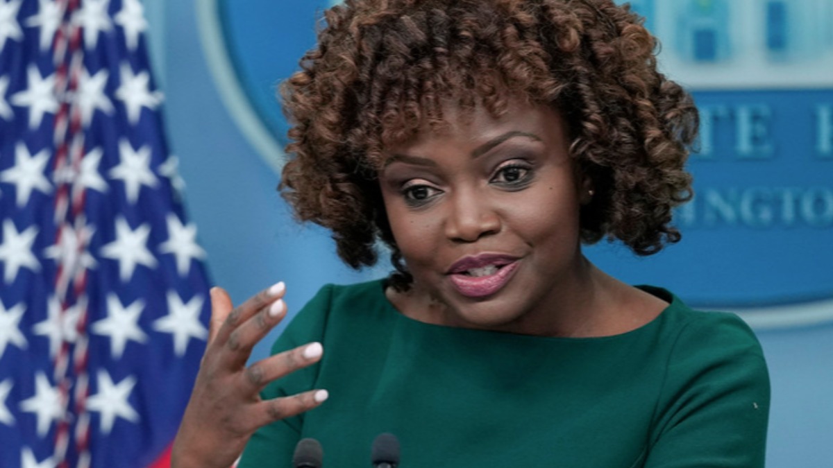 Karine Jean-Pierre, portavoz de la Casa Blanca. Foto: MNIA