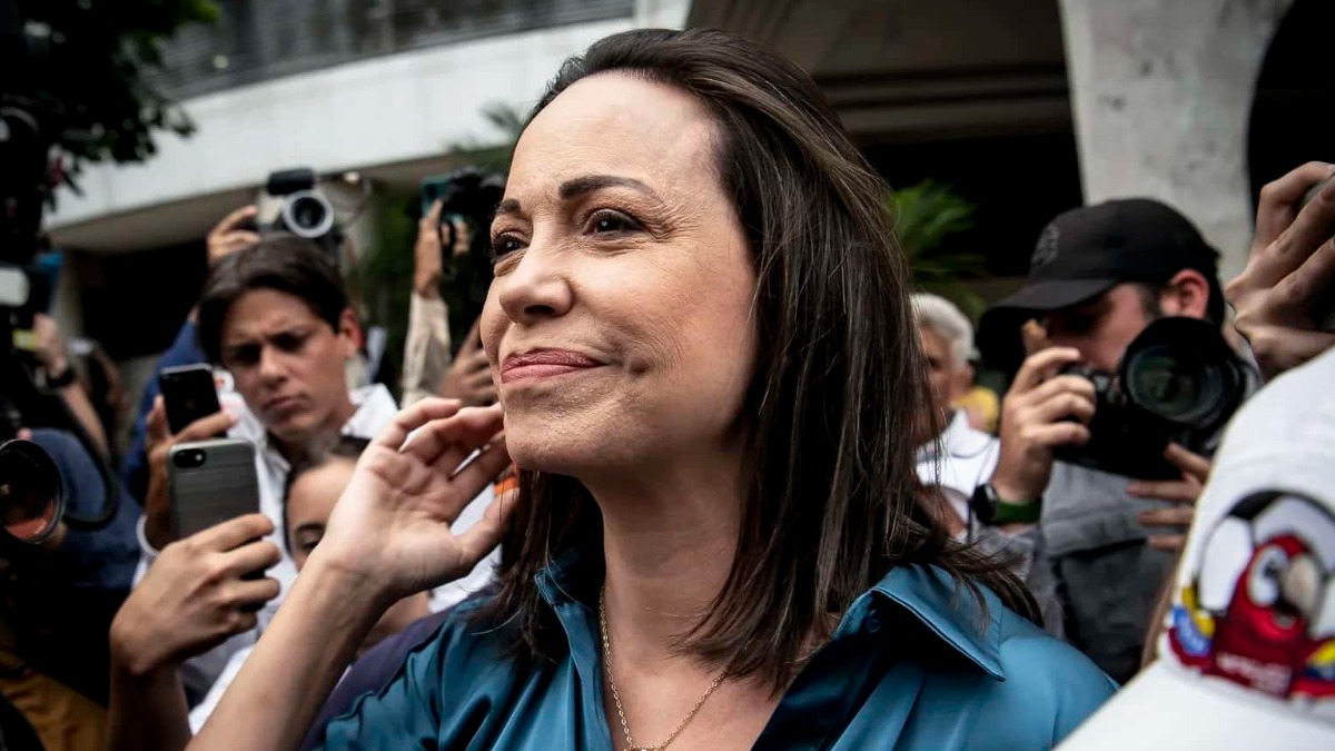 La líder de la oposición venezolana, María Corina Machado.