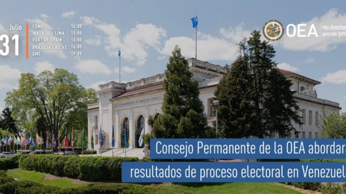 La OEA en el Consejo Permanente abordará la situación de Venezuela. Foto: OEA