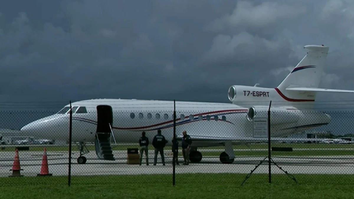 El avión presidencial de Venezuela.