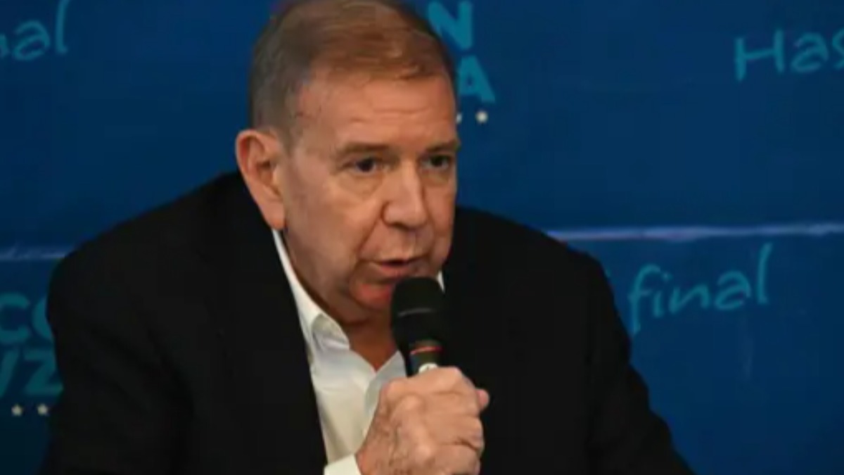 El candidato opositor Edmundo González.