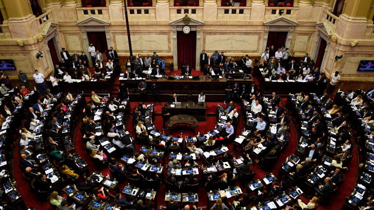 La Cámara de Diputados de Argentina.