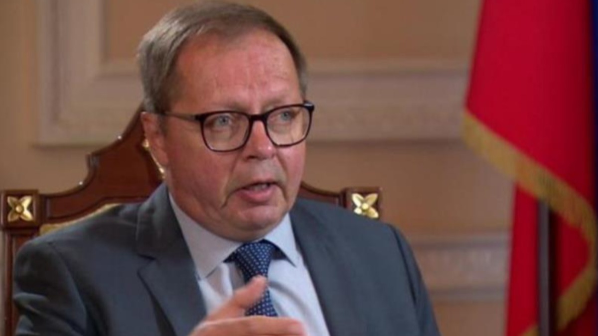 El embajador de Rusia en Londres, Andrei Kelin.   Foto: hispantv.com