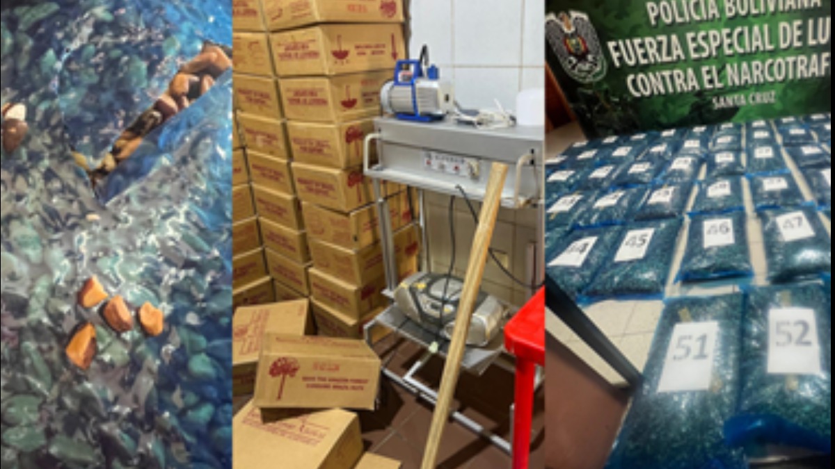 Más de una tonelada de cocaína estaba camuflada en cajas de almendras. Foto: Internet