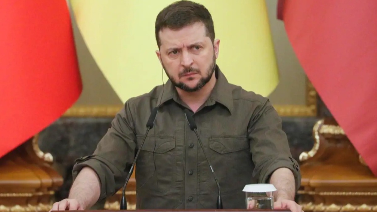 El presidente de Ucrania, Volodimir Zelenski.