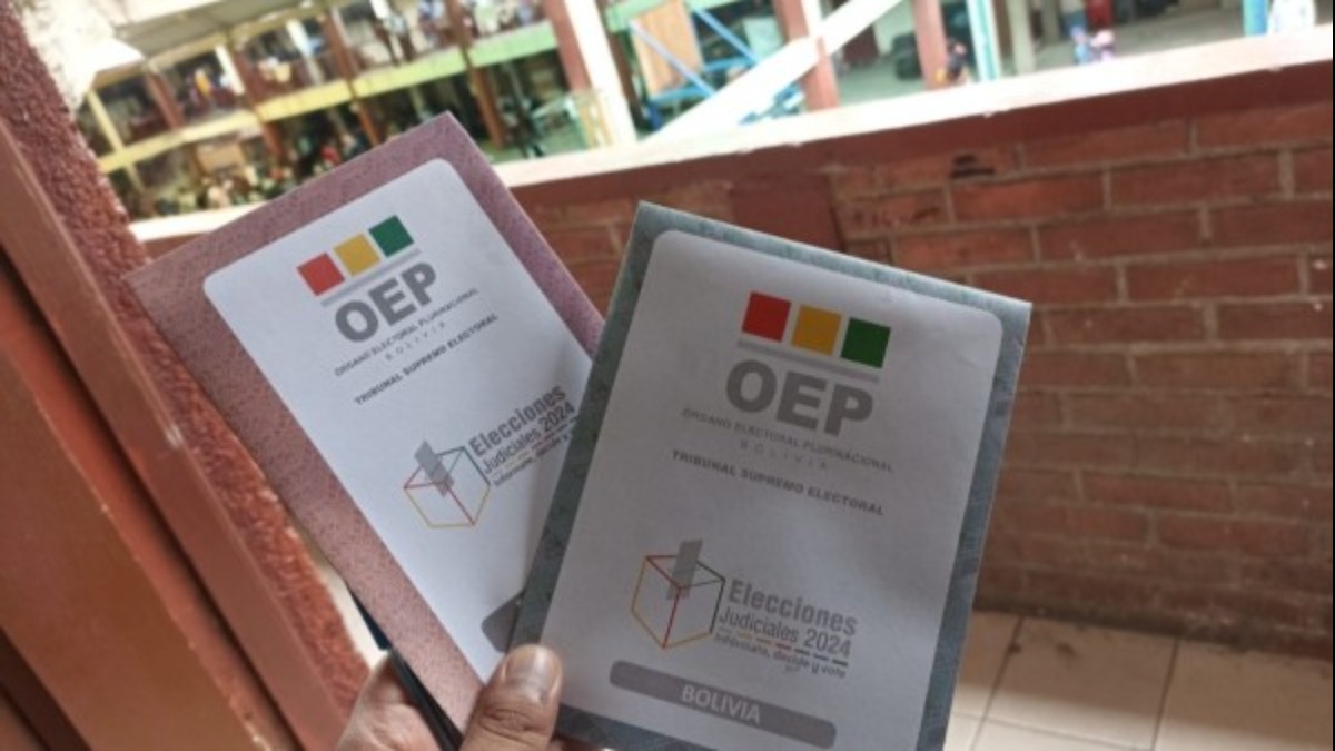 En las elecciones del domingo 15 se elegieron a 19 autoridades del Organo Judicial. Foto: ANF