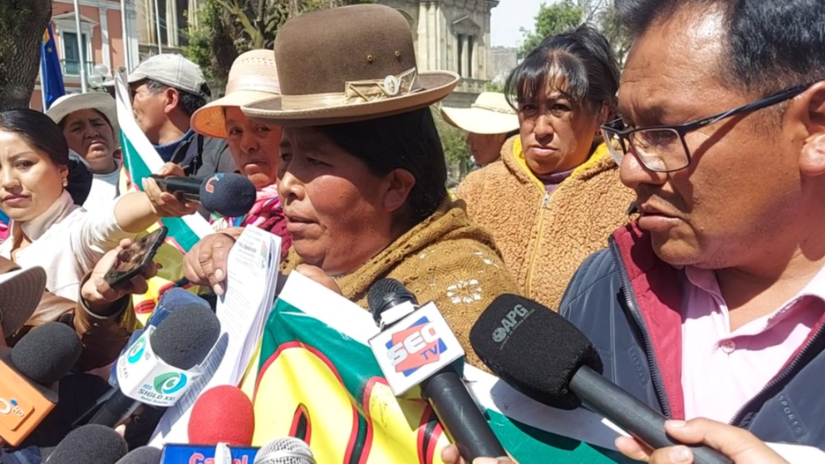 Gremiales de la ciudad de El Alto. Foto: ANF