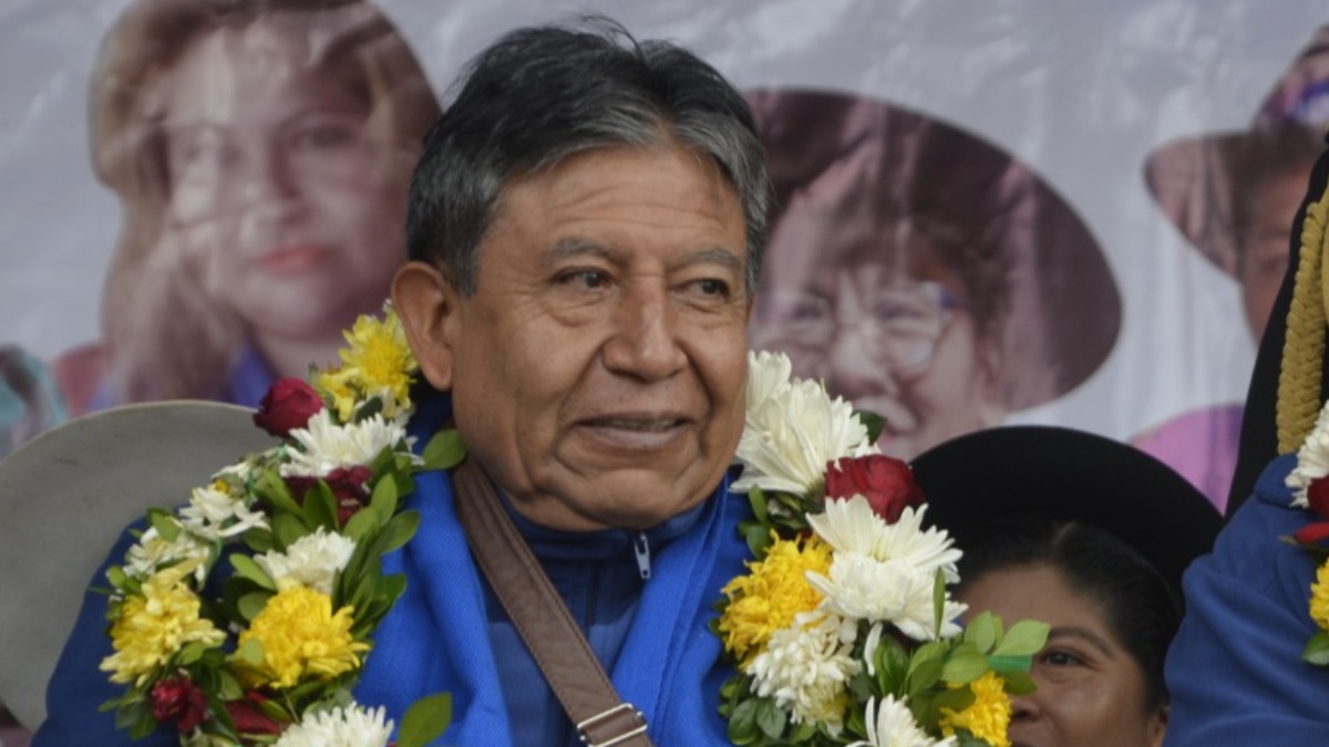 David Choquehuanca, vicepresidente de Bolivia