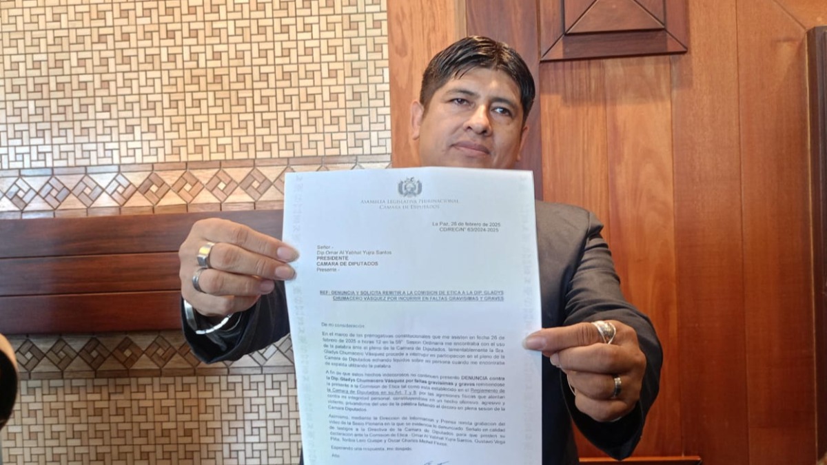El diputado Rolando Enríquez Cuellar. Foto: ANF.