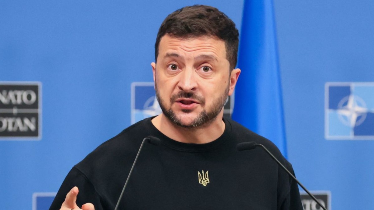 El presidente de Ucrania, Volodimir Zelenski.