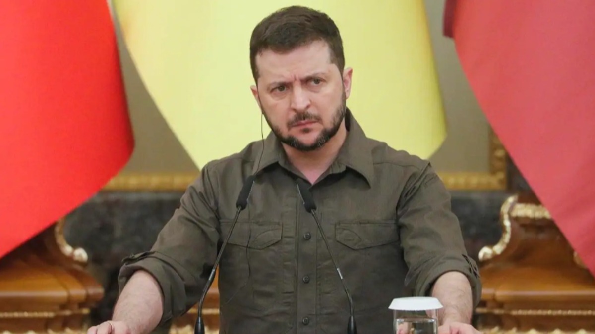 El presidente de Ucrania, Volodimir Zelenski.