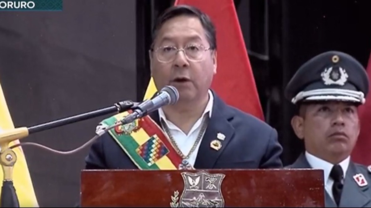 Luis Arce, presidente del Estado.
