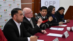 Vocales del Tribunal Supremo Electoral (TSE). Foto: RRSS