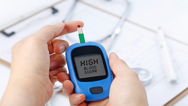 Prueba de sangre para el diagnóstico de diabetes.