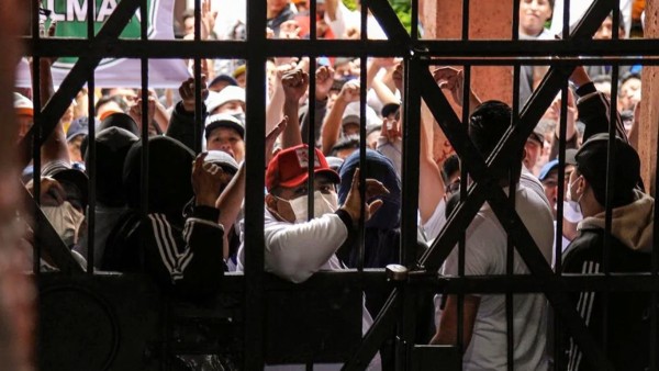Reclusos en la cárcel de San Pedro, en La Paz. Foto: Internet