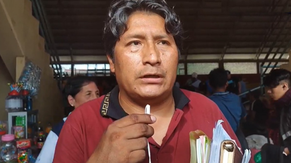 Alcalde de Guanay, Víctor Ticona. Foto: Internet