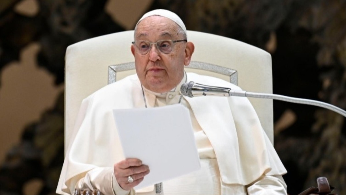 El Papa Francisco en la audiencia general de este miércoles 15 de enero de 2025.   Foto: Vatican Media / Europa Press